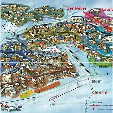 Neves - Location: Pour 4 Personnes Dans Un Quartier Anime Apartment Val Thorens